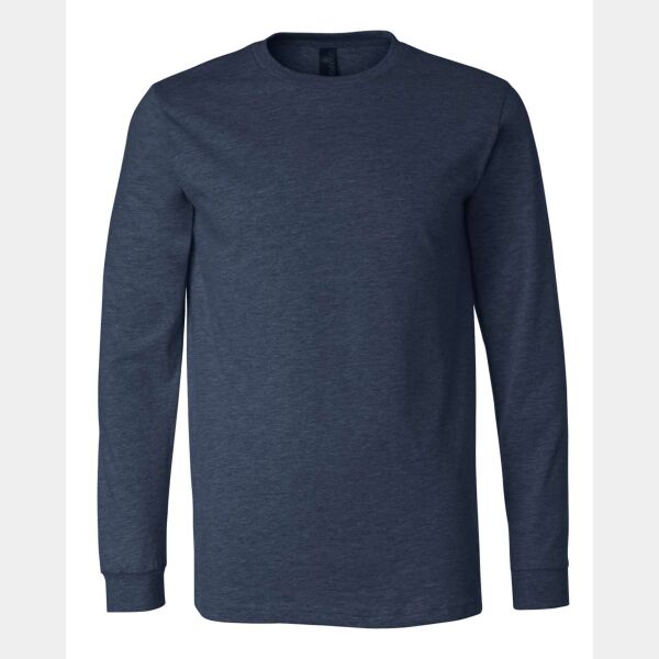 Rum Punch Unisex CVC Long Sleeve T-Shirt Heather Navy Thumbnail