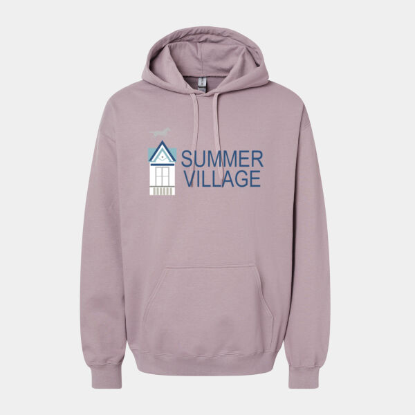  - Softstyle® Hooded Sweatshirt with Full Color boat on back Thumbnail