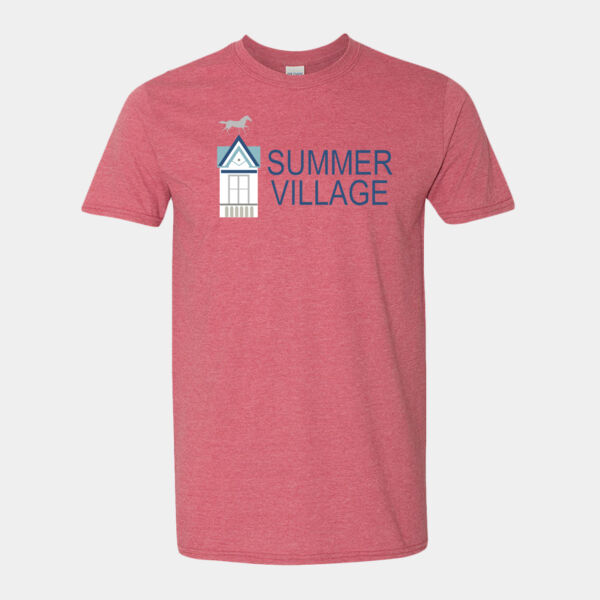   - Softstyle® T-Shirt with Sun design in Full Color Thumbnail