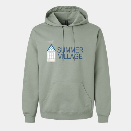  - Softstyle® Hooded Sweatshirt with Sun design in Full Color Thumbnail