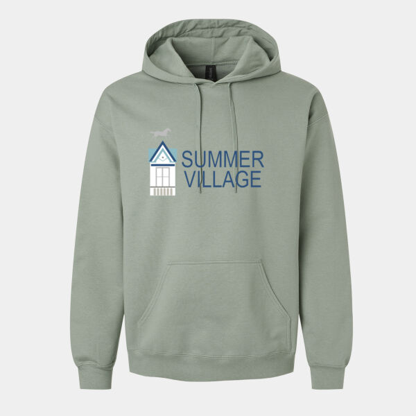  - Softstyle® Hooded Sweatshirt with Sun design in Full Color Thumbnail