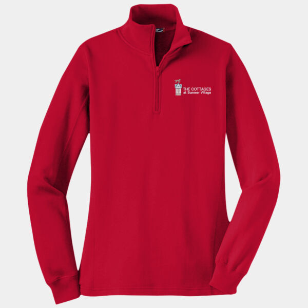  - Ladies 1/4 Zip Sweatshirt Thumbnail